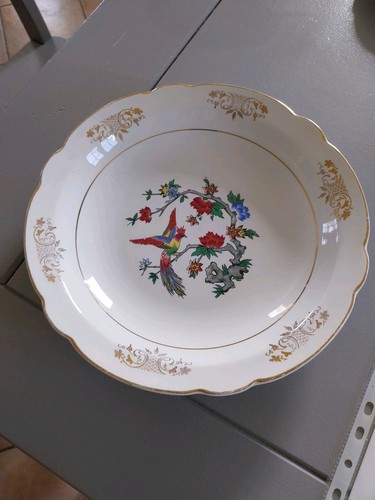 Plat rond creux faience - plat,