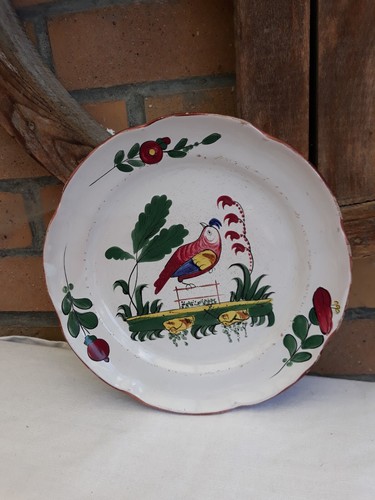 Assiette décorative faïence - assiette,