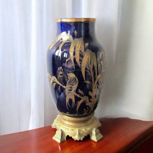 Lunéville vase en faïence - lunéville, ?